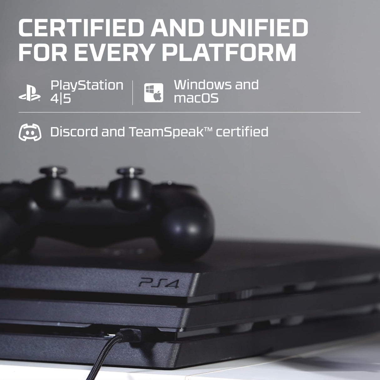 HyperX QuadCast - Micrófono de condensador USB, soporte de choque antivibración, cuatro patrones polares, filtro pop, control de ganancia, para PC, PS4, PS5 y Mac, Negro y Rojo