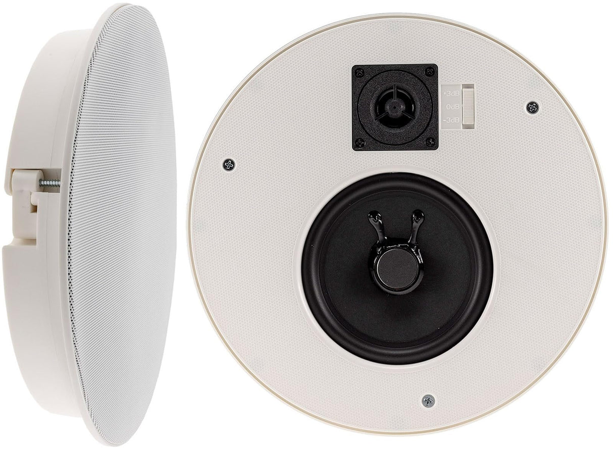 CHILITEC Altavoces y Micrófonos Marca Modelo Einbaulautsprecher CTE-26R, rund, weiß