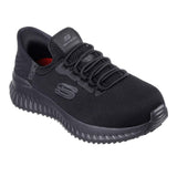 Skechers Tilido Ombray, Botas de construcción Mujer, Black Textile/Synthetic, 38 EU