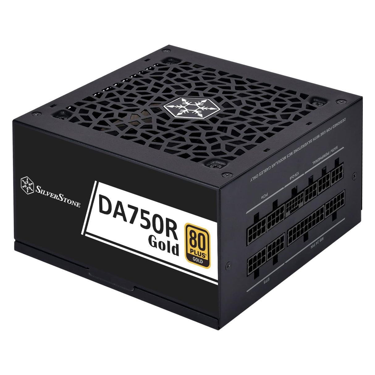 SilverStone Technology DA750R Gold, ATX Totalmente Modular 80 Plus Gold 750W ATX 3,0 y PCIe 5,0, SST-DA750R-GMA