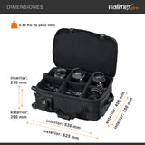 Walimex 21316 Pro Studio Bolsa/con Ruedas para cámara, Color Negro