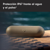 Beats Pill - Altavoz Bluetooth inalámbrico y Cargador portátil Mediante USB-C, hasta 24 Horas de autonomía, Resistencia al Agua IP67, Compatible con Apple y Android, micrófono Integrado – Champán