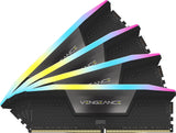 CORSAIR Vengeance RGB DDR5 RAM 96GB (4x24GB) 6400MHz CL32-40-40-84 1.4V Intel XMP 3.0 Memoria de Ordenador de Sobremesa – Negro (CMH96GX5M4X6400C32)