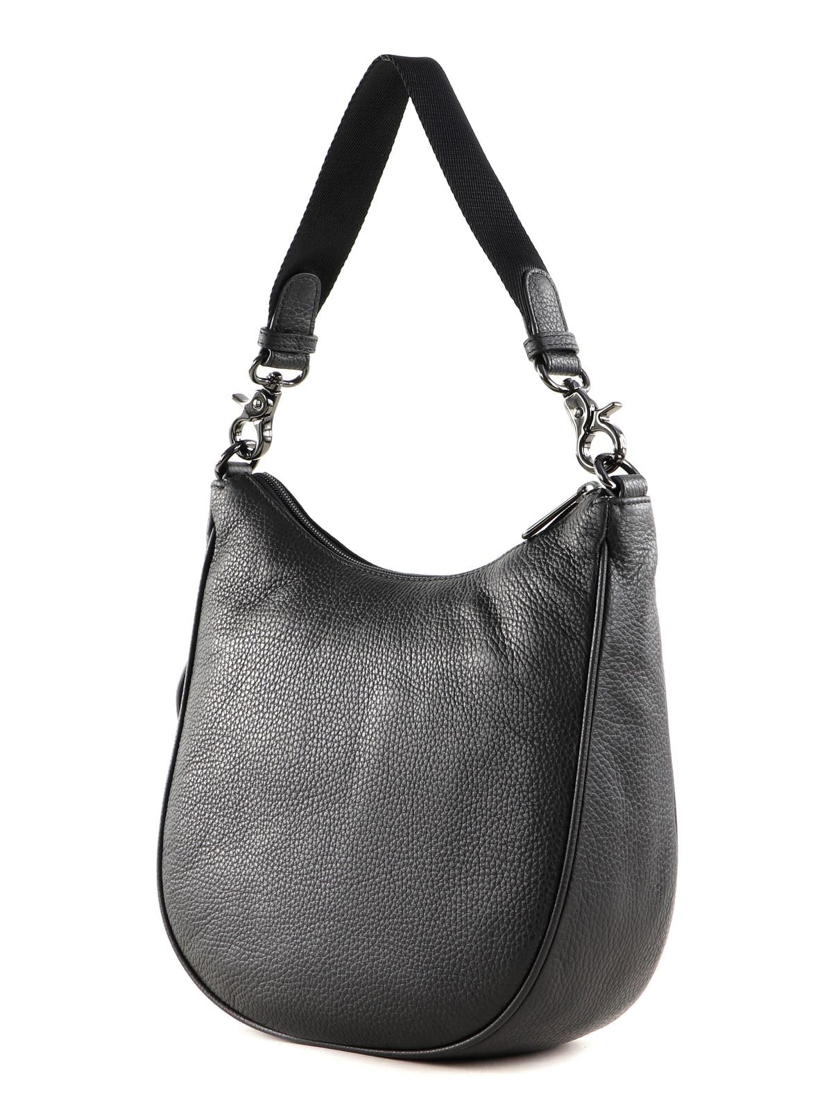 Mandarina Duck Bolso de Hombro Negro (Negro) Mellow Leather P10fzt75 26x28x9.5 (L x H x W)