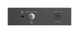 D-Link DMS-105, Switch Multigigabit, sin gestión, sobremesa, 5 Puertos 2.5 Gigabit (2.500 Mbps), Ideal para Enlace a NAS o servidores, metálico, Plug and Play, IGMP Snooping