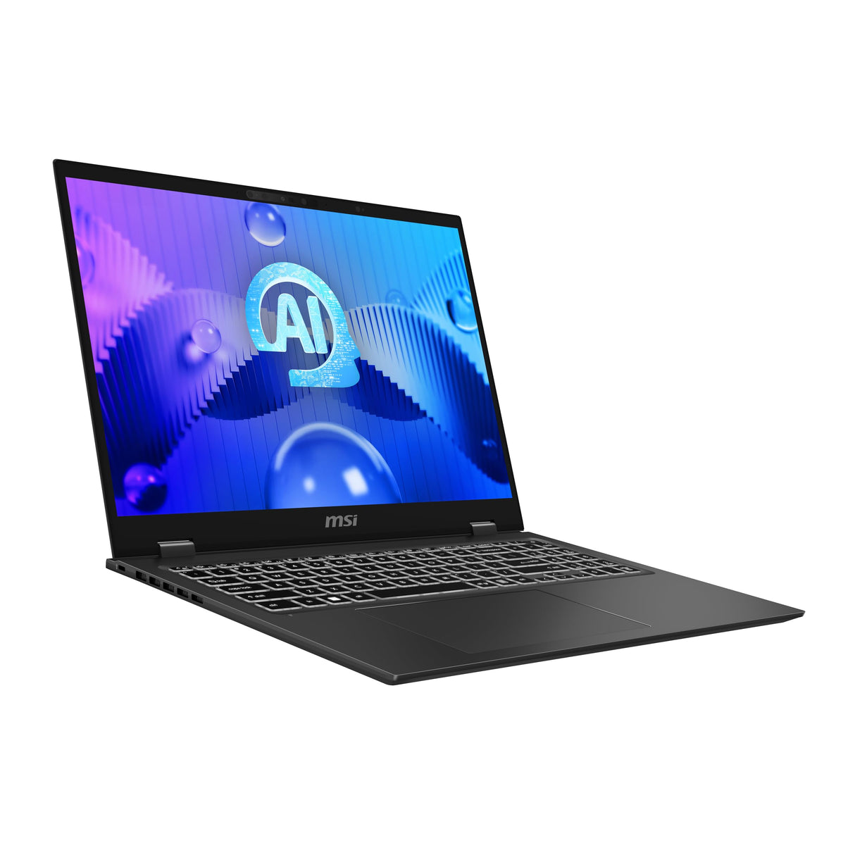 MSI Prestige 16 AI Studio B1VFG-033ES Ordenador portátil 16" QHD+ (Intel Core Ultra 9 185H, 16 RAM, 1TB SSD, RTX 4060-8GB, Windows 11 Home Advanced) Stellar Gray, Teclado QWERTY español