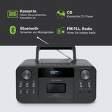 MUSE M-182 RDC Radio Cassette CD Grabador Bluetooth