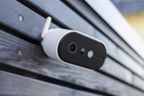 ABUS Cámara adicional para cámara con batería recargable PPIC91520 - Cámara de vigilancia inalámbrica inteligente con LED de luz blanca, detección de personas, notificación push individual