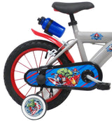 Vélo ATLAS Bicicleta Infantil de 14 Pulgadas Avengers/Marvel, Niños, Gris, 14''