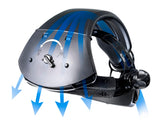 GYS, Máscara de soldadura respiratoria LCD GYSMATIC 3/9-13 G AIR True Color XL, campo de visión 100x60mm, oscurecimiento automático 0,04ms, clase óptica 1/1/1/1, filtro TH2 para MMA, TIG, MIG/MAG y