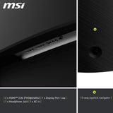 MSI Monitor Gaming mag 32C6X, 1920x1080 (FHD), 31.5", 16:9, Curve 1500R, Negro