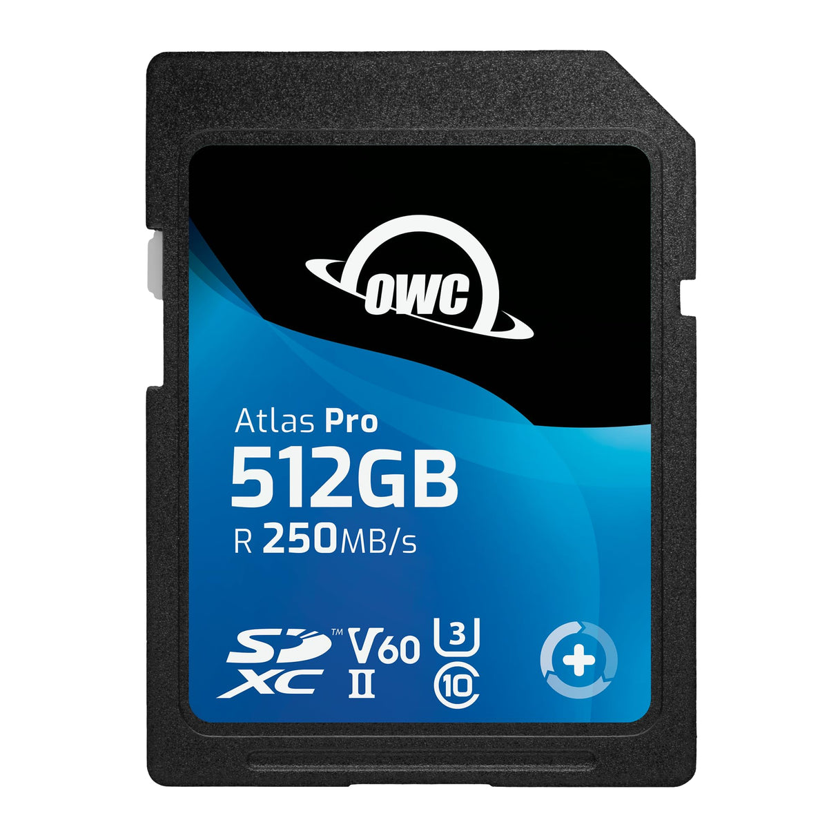 OWC Atlas Pro SDXC UHS-II V60 Tarjeta de Memoria, rentable y de máxima Calidad para los usos más habituales de Captura de Fotos y vídeos de hasta 4K - 512GB