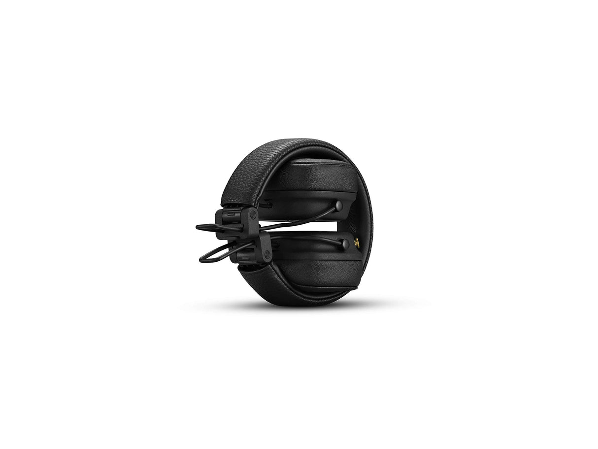 Marshall Auriculares supraaurales Bluetooth Major IV, inalámbricos, plegables, más de 80 horas de reproducción inalámbrica, negros