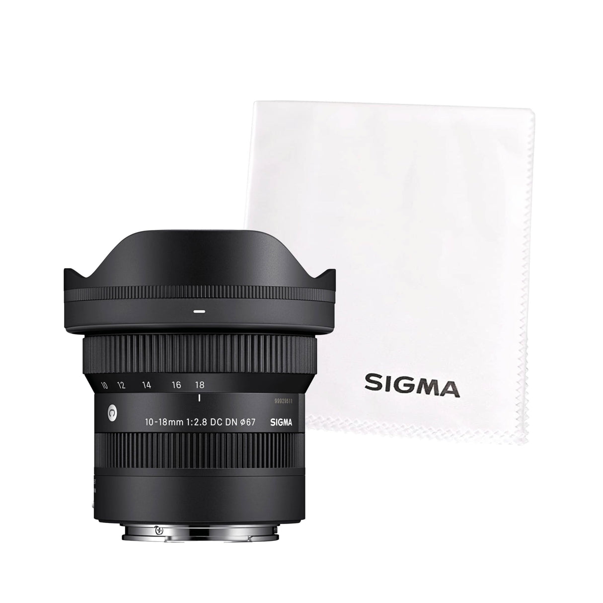 Sigma 10-18 mm F2.8 CC DN | C, Sony, E. Incluye paño de Limpieza Sigma