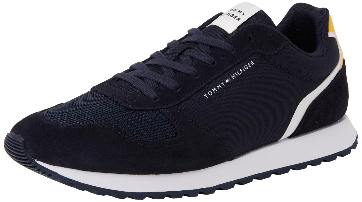 Tommy Hilfiger Runner Sneaker Hombre New Eva Mix Calzado Deportivo, Azul (Desert Sky), 44
