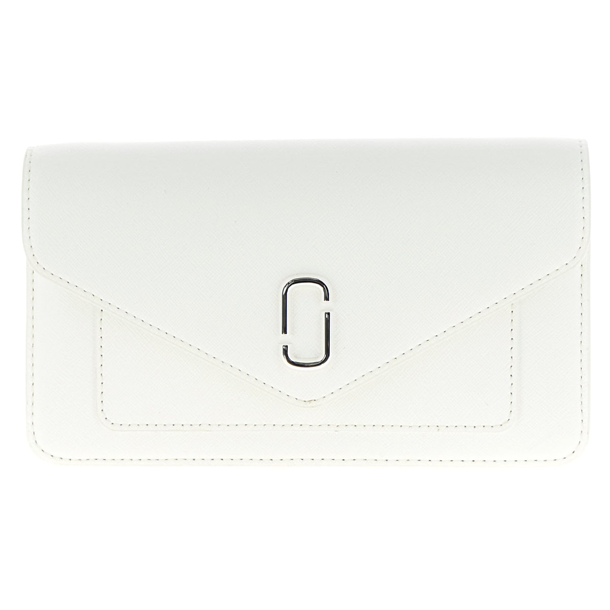 MARC JACOBS The Longshot Chain Wallet, Mujer, Color Blanco, One Size