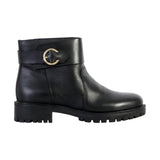 Geox D Hoara B, Bota de Tobillo Mujer, Negro, 38 EU