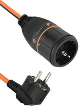 Electraline 01666 Cable Alargador 30M 3G1.5 con Toma de Corriente Electralock Equipado con un Mecanismo de Bloqueo que Evita la Desconexión Accidental del Enchufe