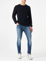 7 For All Mankind Jsd4k850co Jeans, Mediados De Azul, 29 W para Hombre