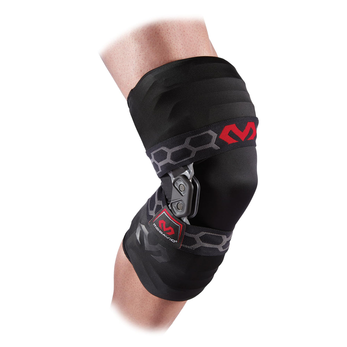 McDavid MD4200 Bio-logix-Rodillera, Unisex Adulto, Negro, Large (Right)