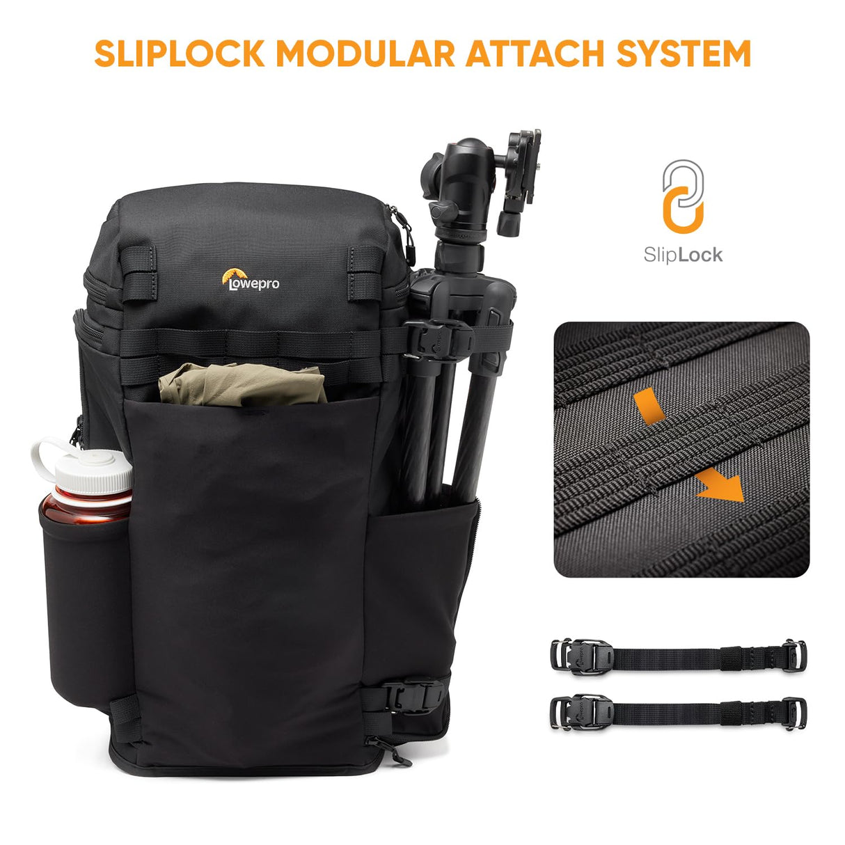 Lowepro ProTactic Lite BP 150 AW III Mochila de Portátil, Acceso Superior y Lateral, Bolsa Profesional Cámara, DSLR/Dron/Sin Espejo, Portátil 14", Cubierta Lluvia, Fotógrafo, Videógrafo, Volumen 25L