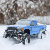 Axial RC Truck 1/10 SCX10 III Base Camp 4WD Rock Crawler RTR Cepillado (batería y Cargador no incluidos), Azul, AXI03027T1