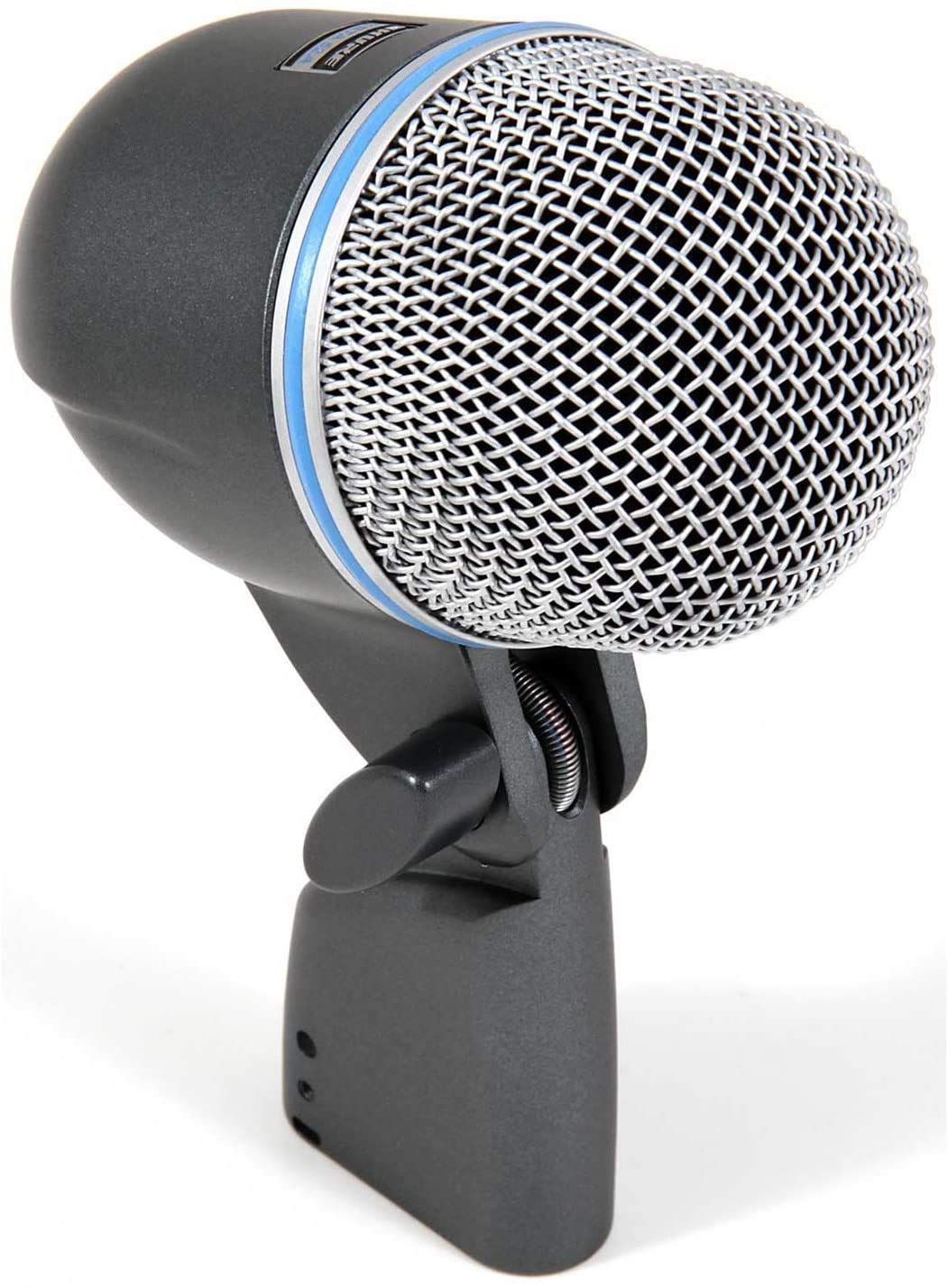 Shure BETA 52A Micrófono de batería: micrófono dinámico supercardioid con elemento de neodimio de alta salida, adaptador de soporte de bloqueo, rejilla de malla de acero Durabl y soporte de choque