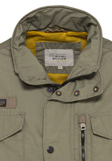 camel active Chaqueta Bomber con Cuello Alto Blusa, marrón, 48 para Hombre