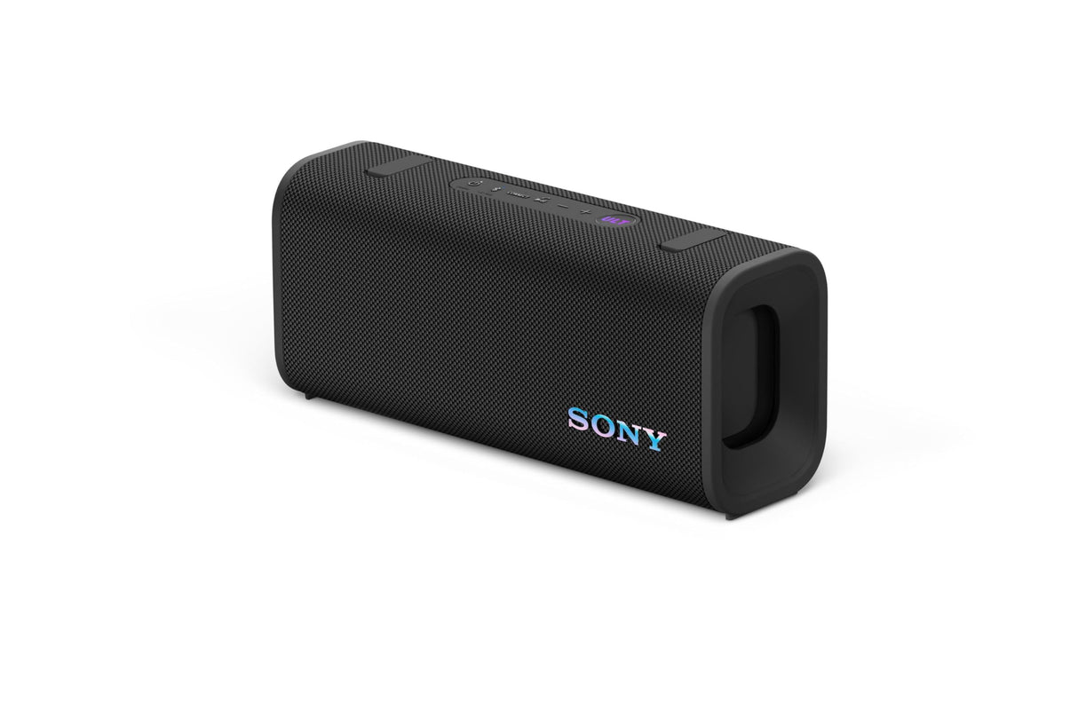 Sony ULT Field 3 - Altavoz Bluetooth portátil con ULT Power Sound, batería de 24 Horas, IP67, Resistente al Agua, al Polvo y a los Golpes, Correa Desmontable para el Hombro, Compacto - Negro
