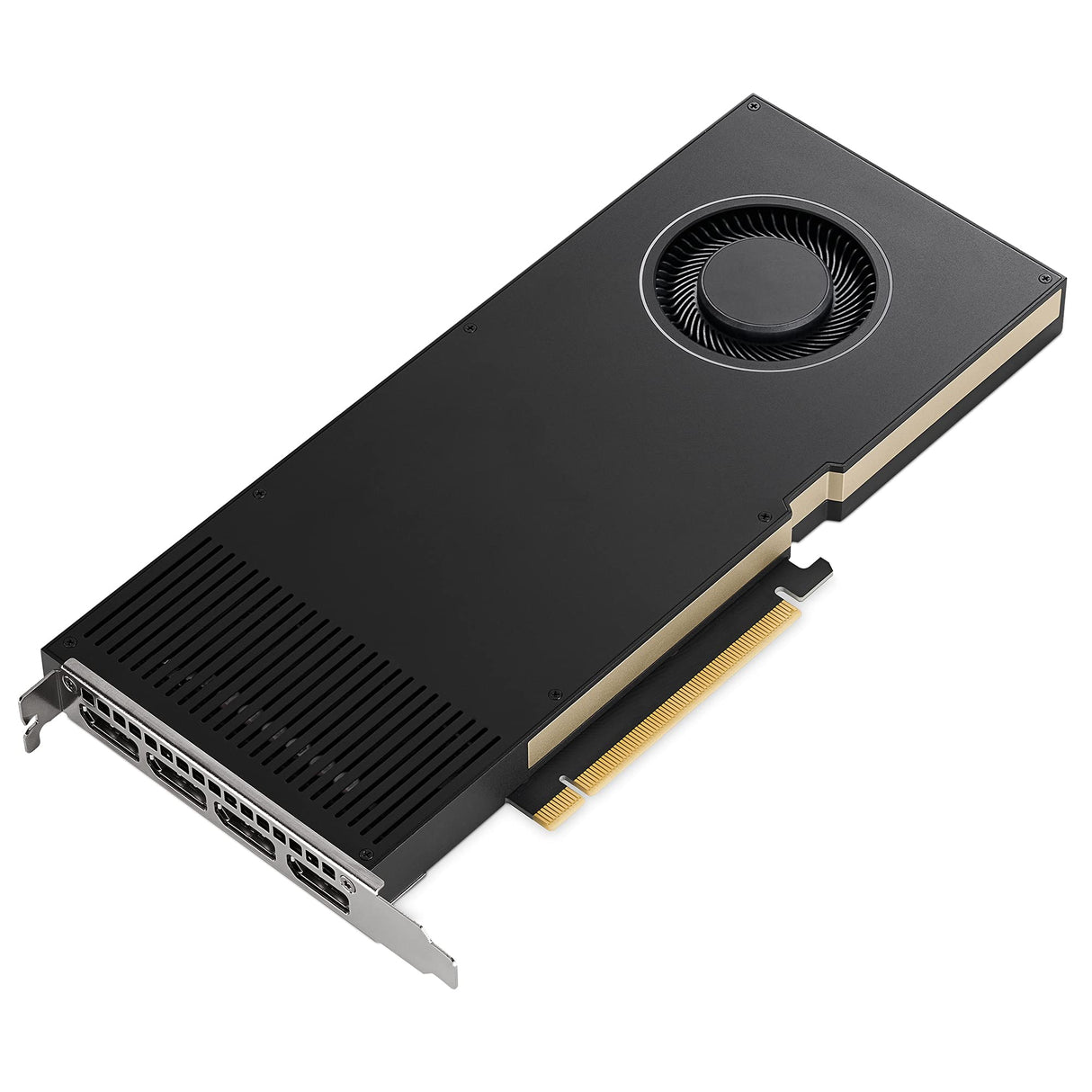 PNY NVIDIA RTX A4000 Tarjeta Gráfica Profesional 16GB GDDR6 PCI Express 4.0 x16, Ranura Doble, 4X Puerto de Visualización, 8K Soporte, Ventilador Activo ultrasilencioso