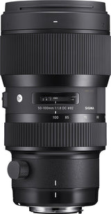SIGMA 693955 - Objetivo SIGMA 50-100mm F1.8 DC HSM Art para Nikon, Color Negro