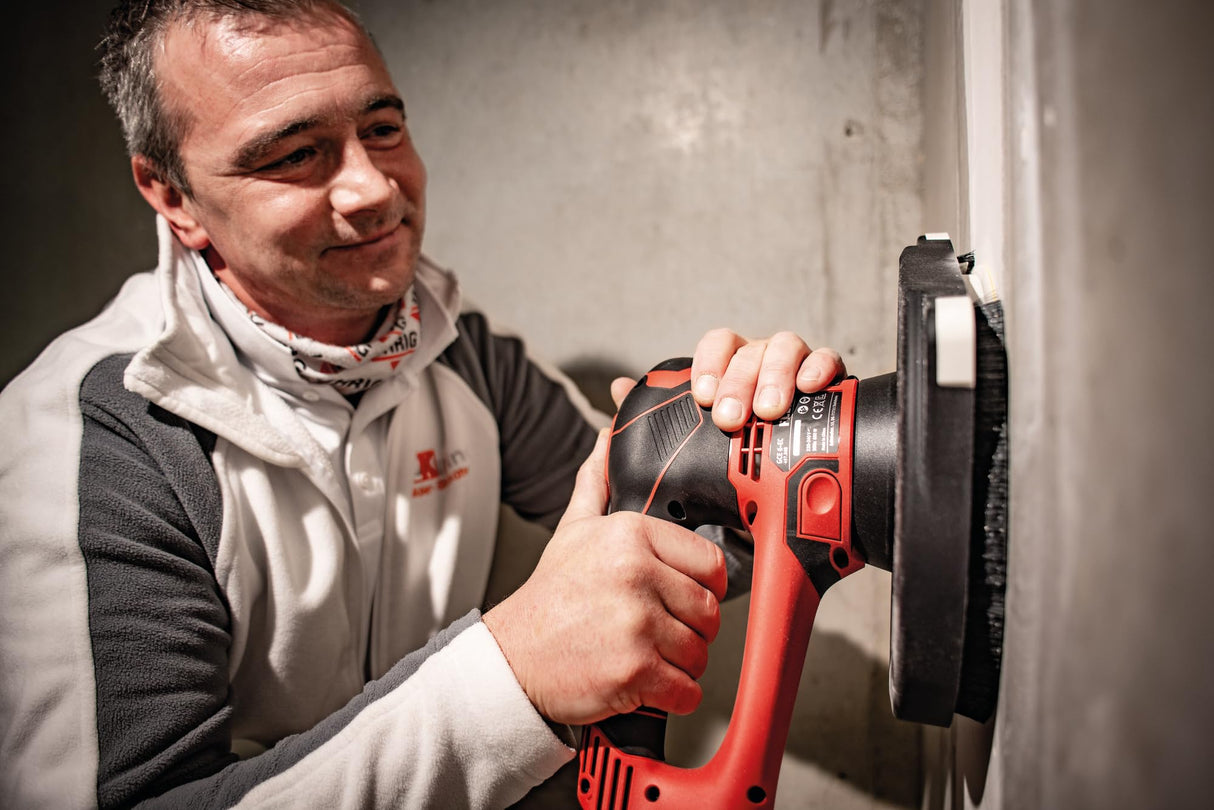 Flex Lijadora de pared y techo con sistema de cabezal intercambiable, selección de velocidad continua, 600 W, longitud del cable 4 m, jirafa 504122