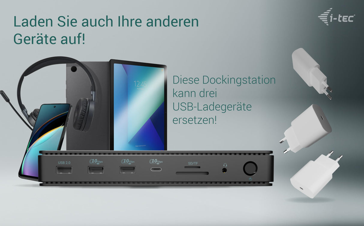 I-TEC TB4 Gen3 Dock 2x Display 7x USB