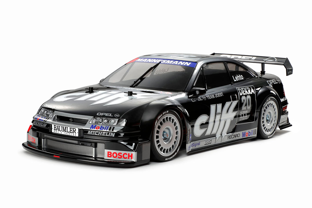 Tamiya 58701 1:10 Opel Calibra V6 Cliff (TT-01E) - Coche teledirigido, vehículo RC, modelismo, Kit para Montar, Hobby, Manualidades, Multicolor