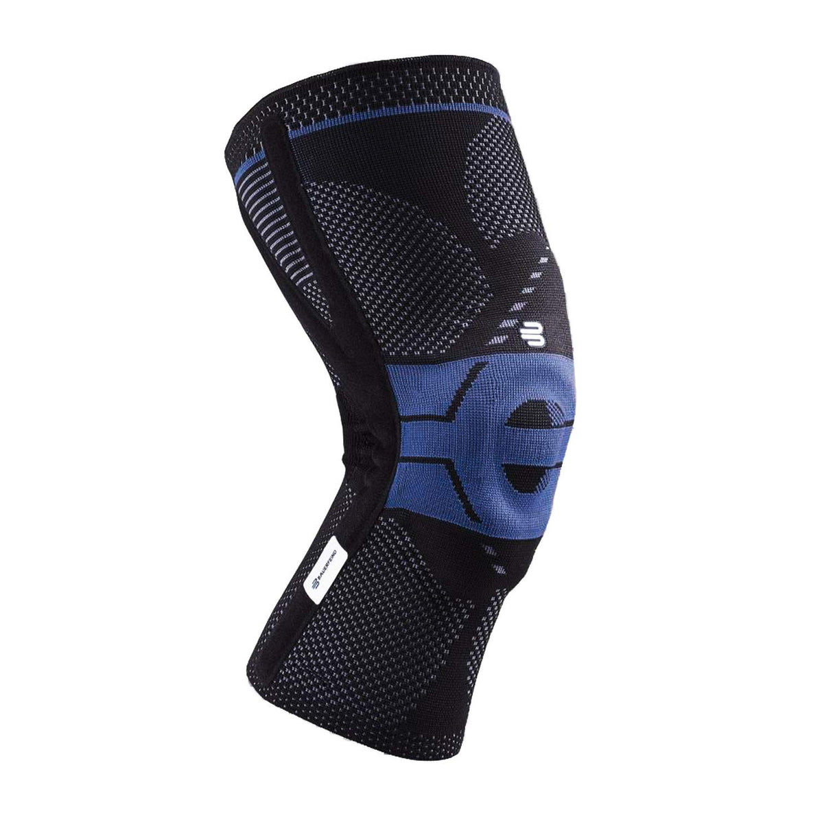 BAUERFEIND Vendaje de Rodilla, GenuTrain P 3,Negro,Derecho, Talla 2