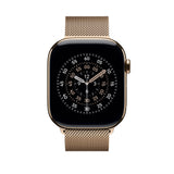 Apple Watch Band - Pulsera Milanese Loop - 46 mm - Titanio Oro - Talla S/M