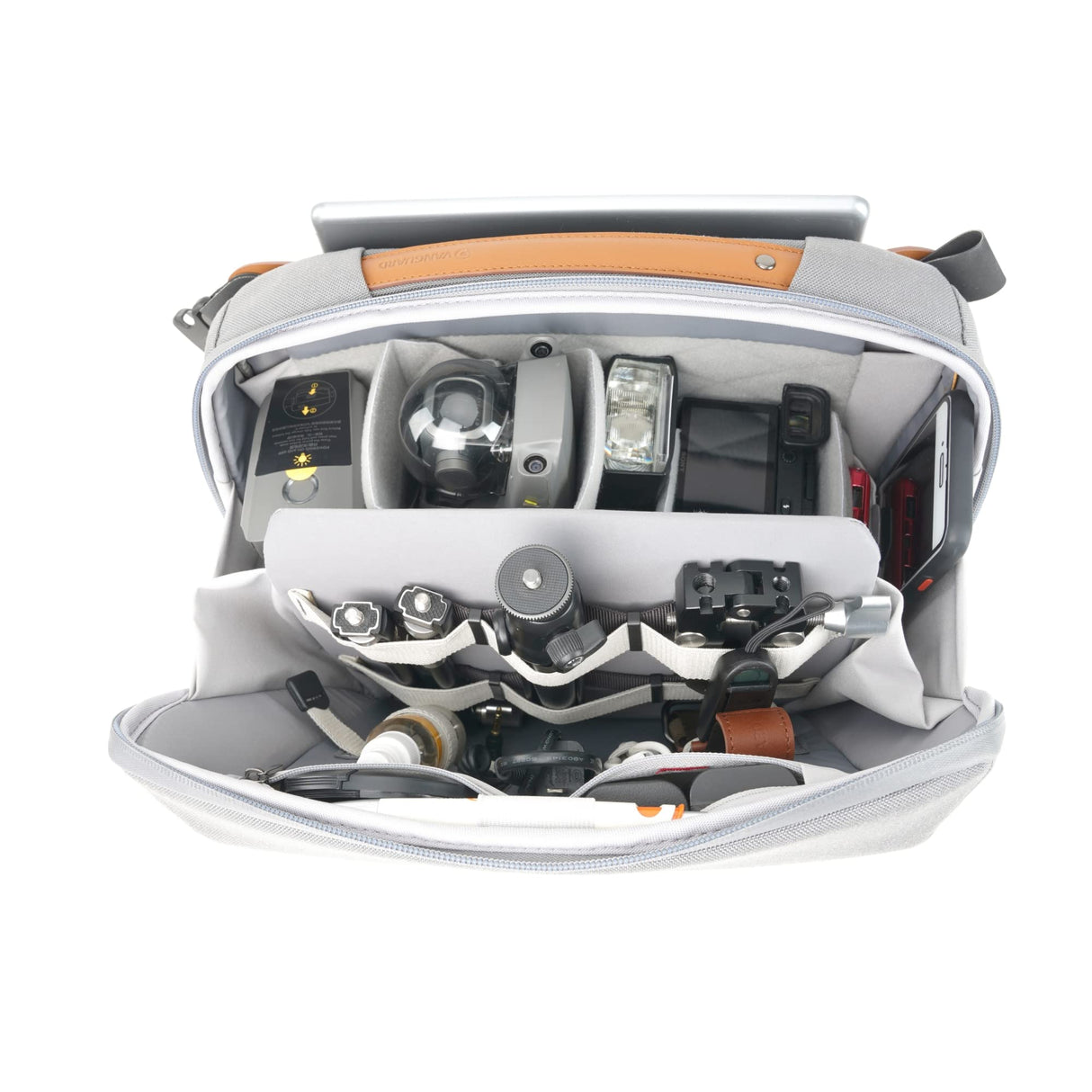 Vanguard Veo City CB34 - Bolsa Cruzada para cámara sin Espejo, Color Gris