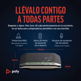 Poly Sync 20 con USB-C - Altavoz manos libres portátil con reducción de ruido o de ecos, Bluetooth - Funciona con Teams, Zoom, PC, Mac, móviles