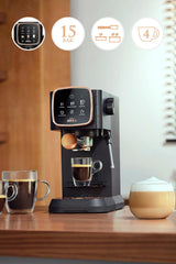 Okka Espresso Solo Máquina espresso semiautomática OK0034-05 Negro-Cromo