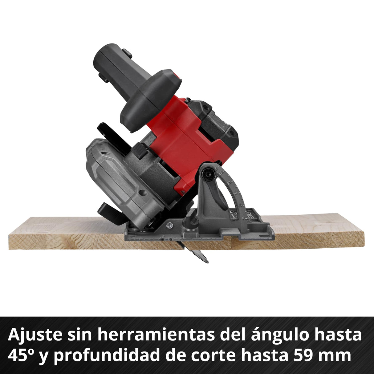 Einhell Professional Sierra circular de mano con batería TP-CS 18/165 Li BL-Solo Power X-Change (18 V, sin escobillas, Ø 165 mm, ajuste de ángulo de corte sin herramientas, sin batería)