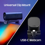 HyperX Vision S - Webcam para Streaming y creacion de Contenido, 4K a 30fps, FHD 1080p a 60fps, Youtube, Gaming Twitch, PC/Mac, Negro