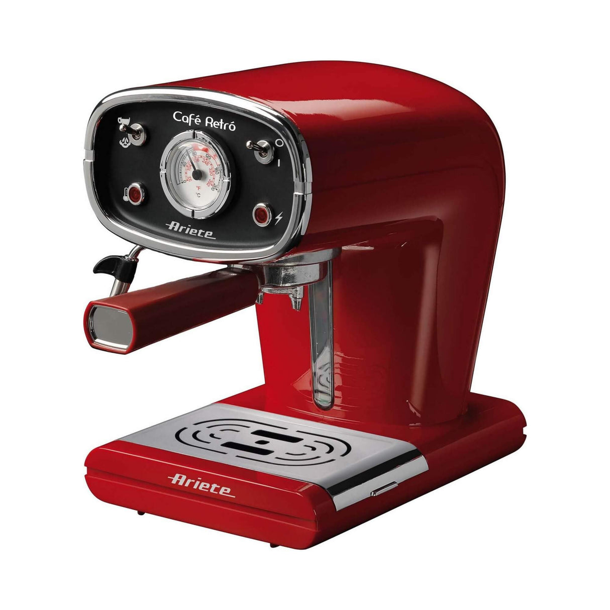 Ariete 1388/30 - Cafetera espresso, 900 W, 15 BAR, capacidad de 1 l, color rojo