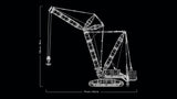 LEGO 42146 Technic Set Grúa sobre Oruga Liebherr LR 13000, Construye el Vehículo teledirigido definitivo con Control+ App, Sistema de Cabestrante y Brazo Extensible, Gran Set de Maqueta para Adultos