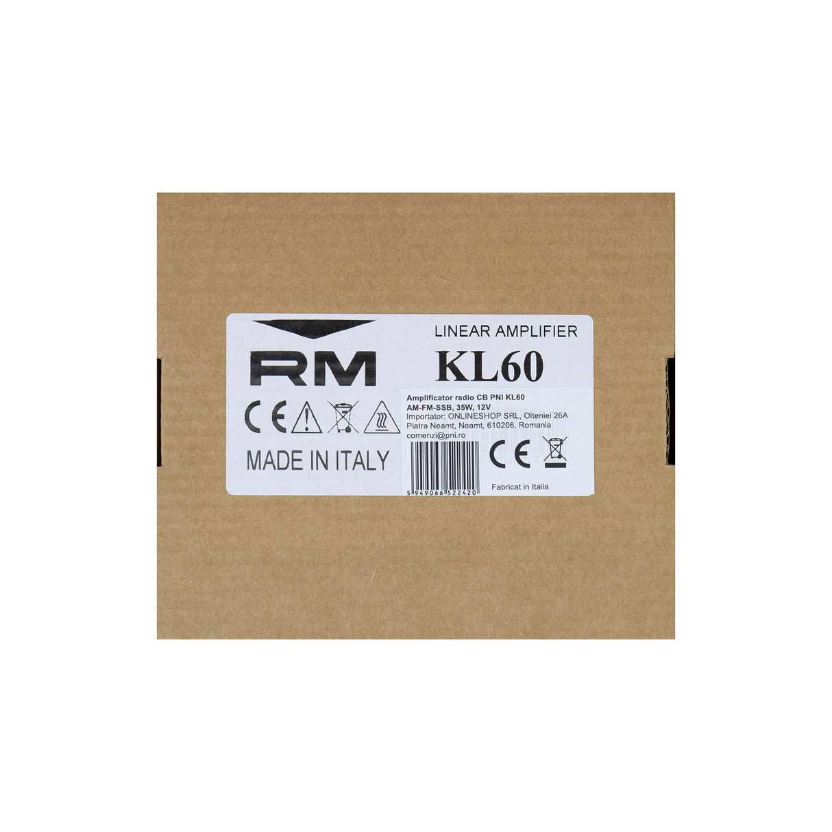 Amplificador Radio CB PNI KL60, Am-FM-SSB, 35W, 12V