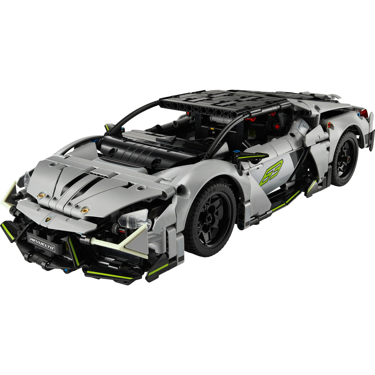 LEGO Technic Superdeportivo Lamborghini Revuelto - Maqueta de Coche Teledirigido de Juguete con Luces, Dirección y Batería Recargable - Regalo para Niños de 10+ Años 42214