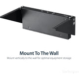 StarTech.com Rack de Pared Soporte Panel de Conexiones 6U - Rack de Pared 6U 19 pulgadas - Acero - Soporte Rack de Servidores, Montaje en Pared Vertical - para Equipos de Red y Datos (RK619WALLV)