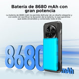 DOOGEE V40 Movil Irrompible 5G Android 14, 32GB+512GB MTK7300 4nm Octa Core, 6.78" FHD+ IPS 120Hz Movil Resistente, Cámara AI 108MP, 8680mAh, IP68/ NFC/Face ID/Huella/5G Dual SIM Rugged Smartphone