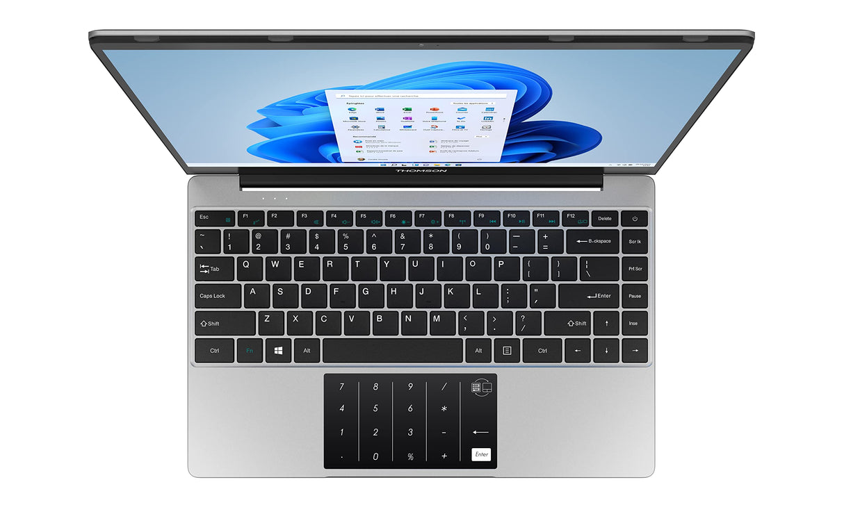 Thomson Ordenador portátil Neo 14,1 Pulgadas FHD IPS, Celeron N4020, 4Gb RAM, 128Gb Almacenamiento, Windows 11, Teclado Alemán