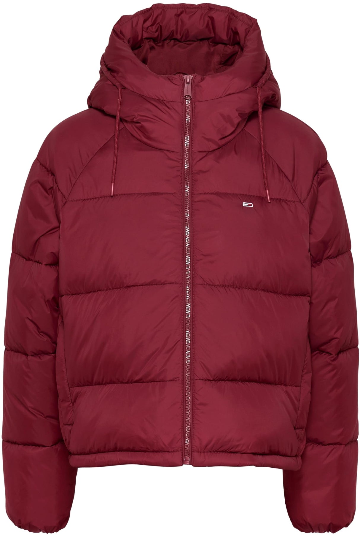 Tommy Jeans Cazadora Acolchada Mujer Cálida, Rojo (Deep Rouge), XXS