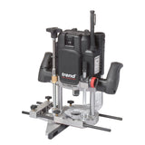 Trend T14EK 2300W 12mm Fresadora de taller de velocidad variable 230V EU, profundidad de entrada de 80 mm, perfecto para uso manual y de mesa fresadora, T14EK/EURO